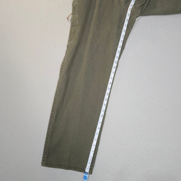 Legendary Outfitters Mens 40X32 Jeans Olive Green Denim Stretch Utility Gorpcore - Picture 11 of 16